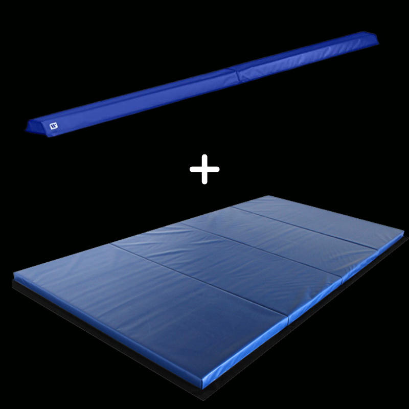 Gymnastic Pack (Foldable mat + balance beam)